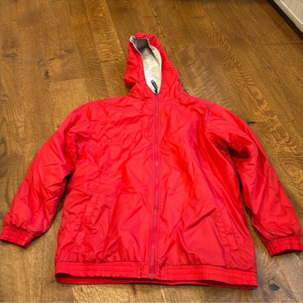 Charles River Girls Rain Jacket Red Size XL